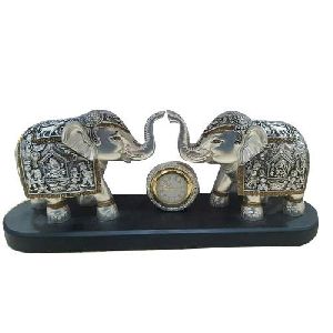 Silver Elephant Table Watch