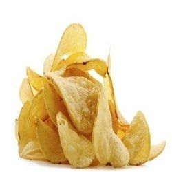 raw potato chips