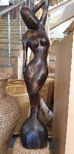 Bamboo Lady Statue