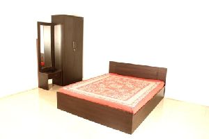 Walnut Color Eros Bedroom Furniture