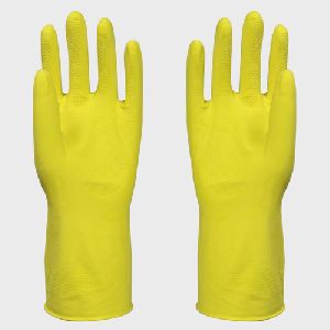 Unisex Yellow Household Gloves