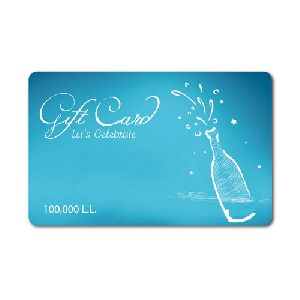 Rectangle PVC Gift Card