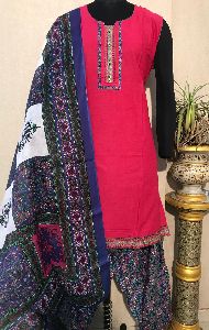 Ladies Red Salwar Suit (D. No. 2418)