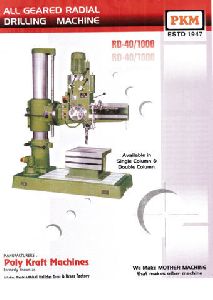Semi-Automatic Radial Drilling Machine