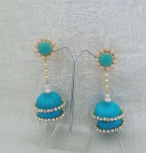 Silk Thread Jhumka