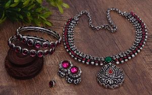 Kolhapuri Oxidized jewellery