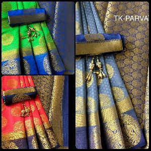 TK-PARVATI Tussar silk Saree