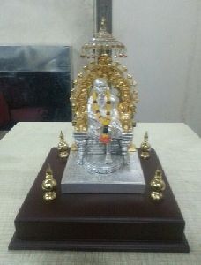 Gold Plated Saibaba Statue
