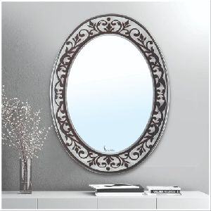 White Frosted Mirror