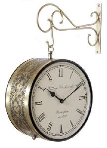 Double Sided Station Clock