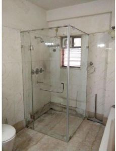 Plain Shower Glass Partition