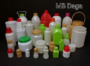 White Plastic Pesticide Bottles