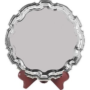 Silver Plated Trophy Plate