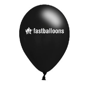 Black Printed Balloons