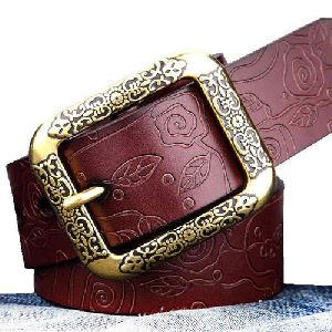 Leather Printed Belt