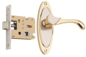 Brass Mortice Baby Latch Lock Set