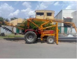 Hydraulic Pole Planter Machine