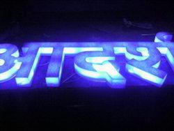 Plastic Neon Sign