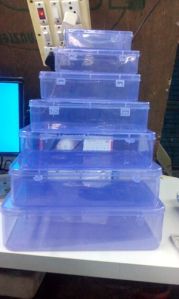 transparent plastic box