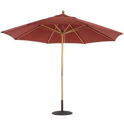 Wood Patio Umbrella