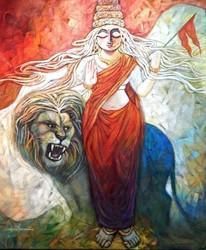 Ma Durga Painting
