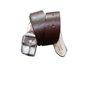 embossed leather belt