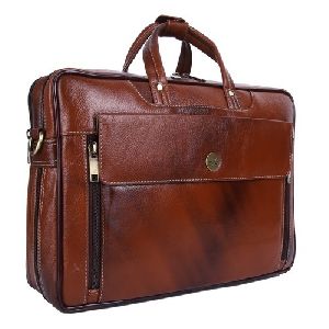 Brown SK Leather Bag