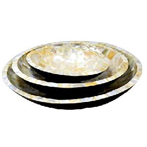 Mother of Pearl Serving Bowl