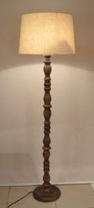 wooden floor lamp