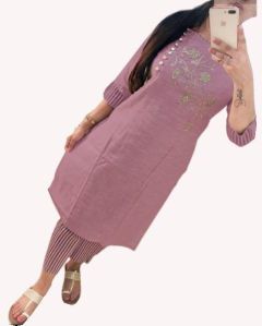 Cotton Kurti with Palazzo Pants