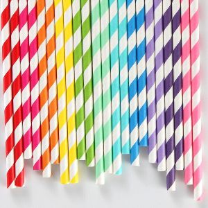 6mm Colored Paper Straws