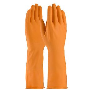 Orange Electrical Shock Resistant Glove