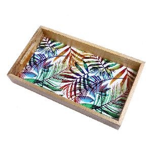 Wooden Enamel Trays