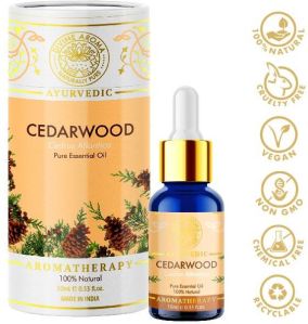 Divine Aroma Cedarwood Essential Oil 100% Pure & Natural