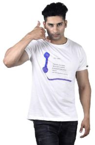 Mens Base Phone Printed T-Shirt