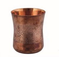 Embossed Copper Glass