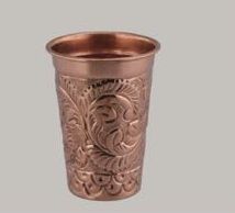 Embossed Vivo Copper Glass