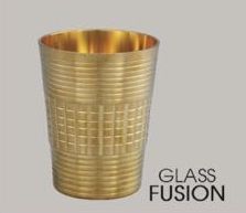 Fusion Brass Glass