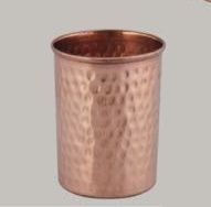 Hammered Copper Glass