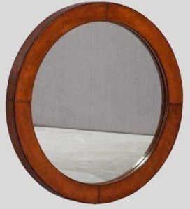 Leather Covered Mirror