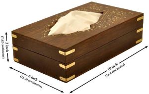 Wooden Tissue Box