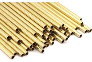 Golden Cylindrical Brass Tube