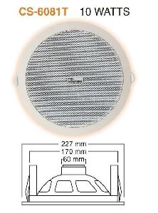 CSD 6081T PA Ceiling Speaker