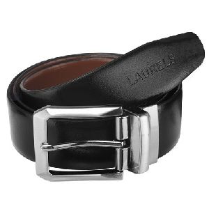 Black Italian Leather Belt