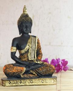 Multicolor Ceramic Resin Samadi Buddha