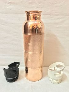 Silver Touch Plain Copper Water With Sipper