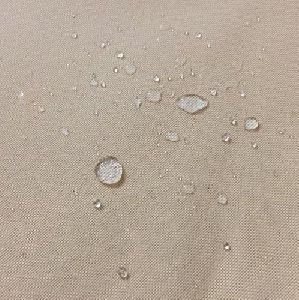 Beige Plain Weather Proof Fabric