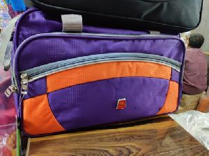 Purple & Orange Travel Bag
