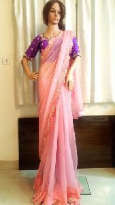 Cutwork Saree