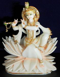 Marble Krishna Statue